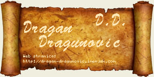 Dragan Dragunović vizit kartica